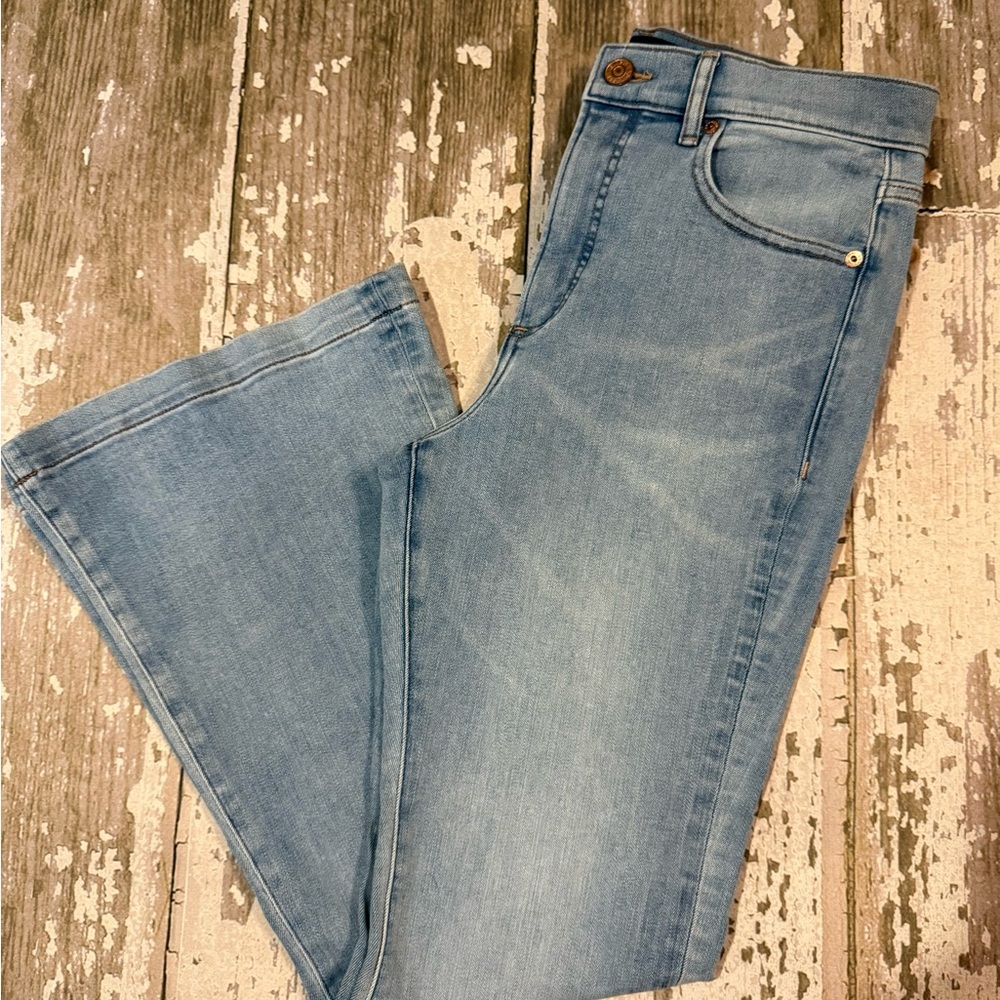 Express Slim Flare High Rise